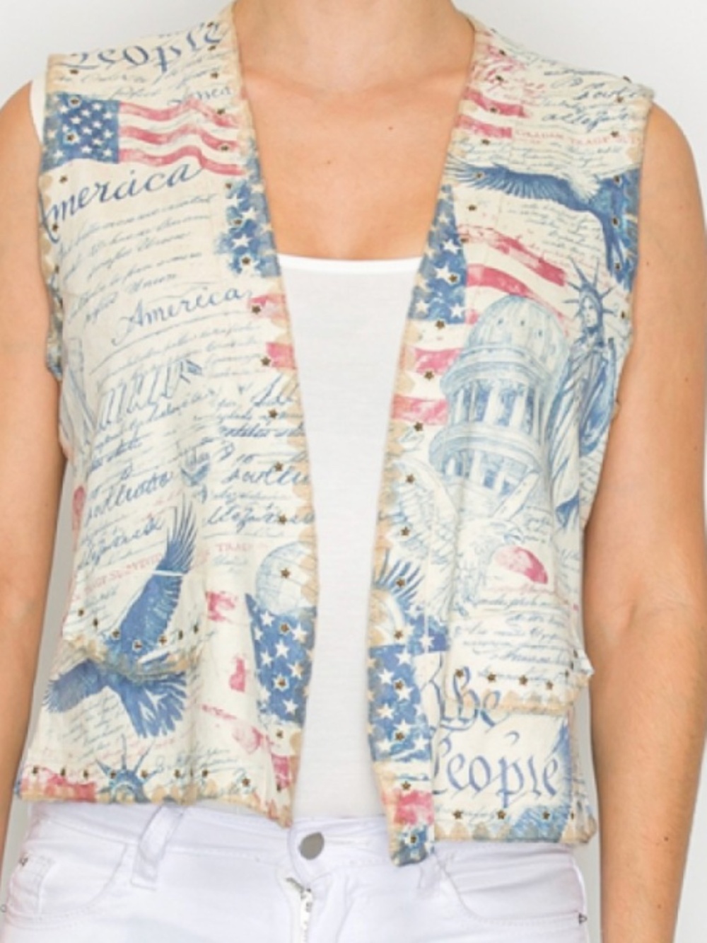 NWT Origami patriatic vest